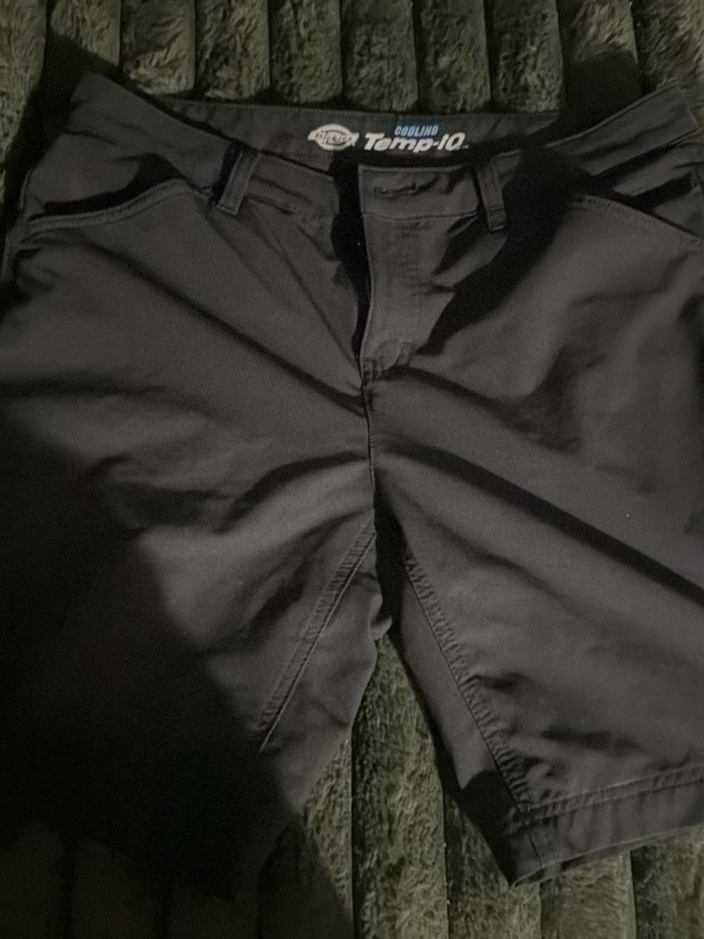 Dickies Women’s Black Flat-Front Work Shorts